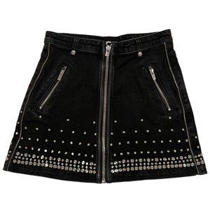 The Kooples Studded Denim Skirt / Sz. S